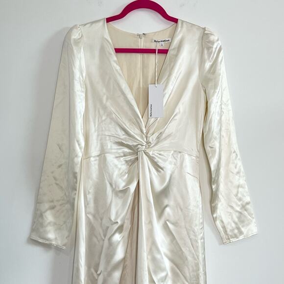 FINAL PRICE Reformation Delphi Silk Dress - Picture 5 of 15